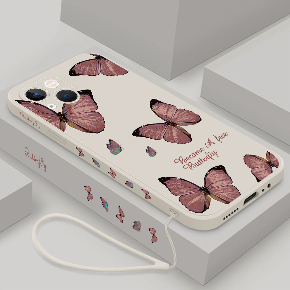 Butterfly Phone Case for IPhone 14 Pro Max 11 12 13 Pro Max